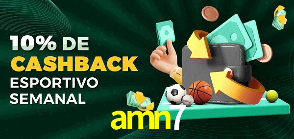 10% de bônus de cashback na amn7